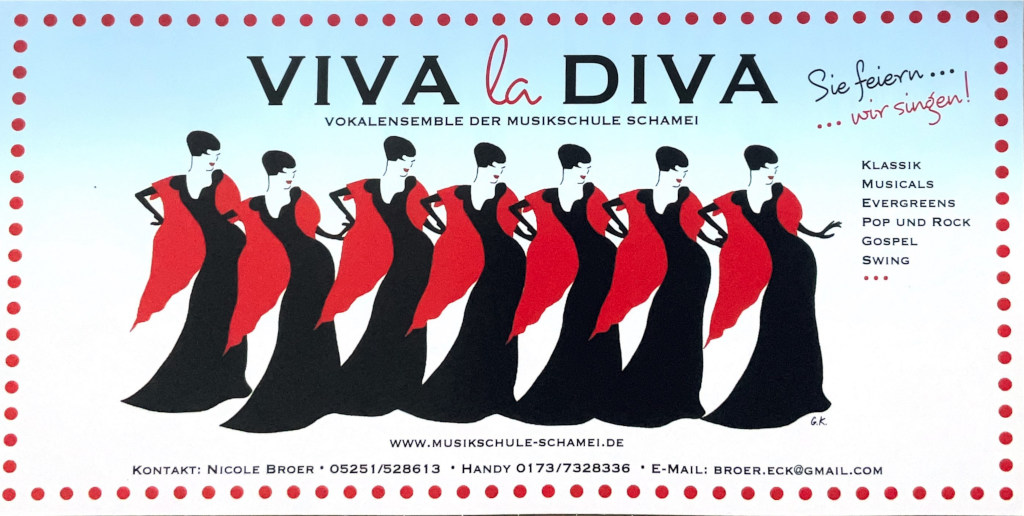 "Viva la Diva", das Vokalensemble der Musikschule Schamei.